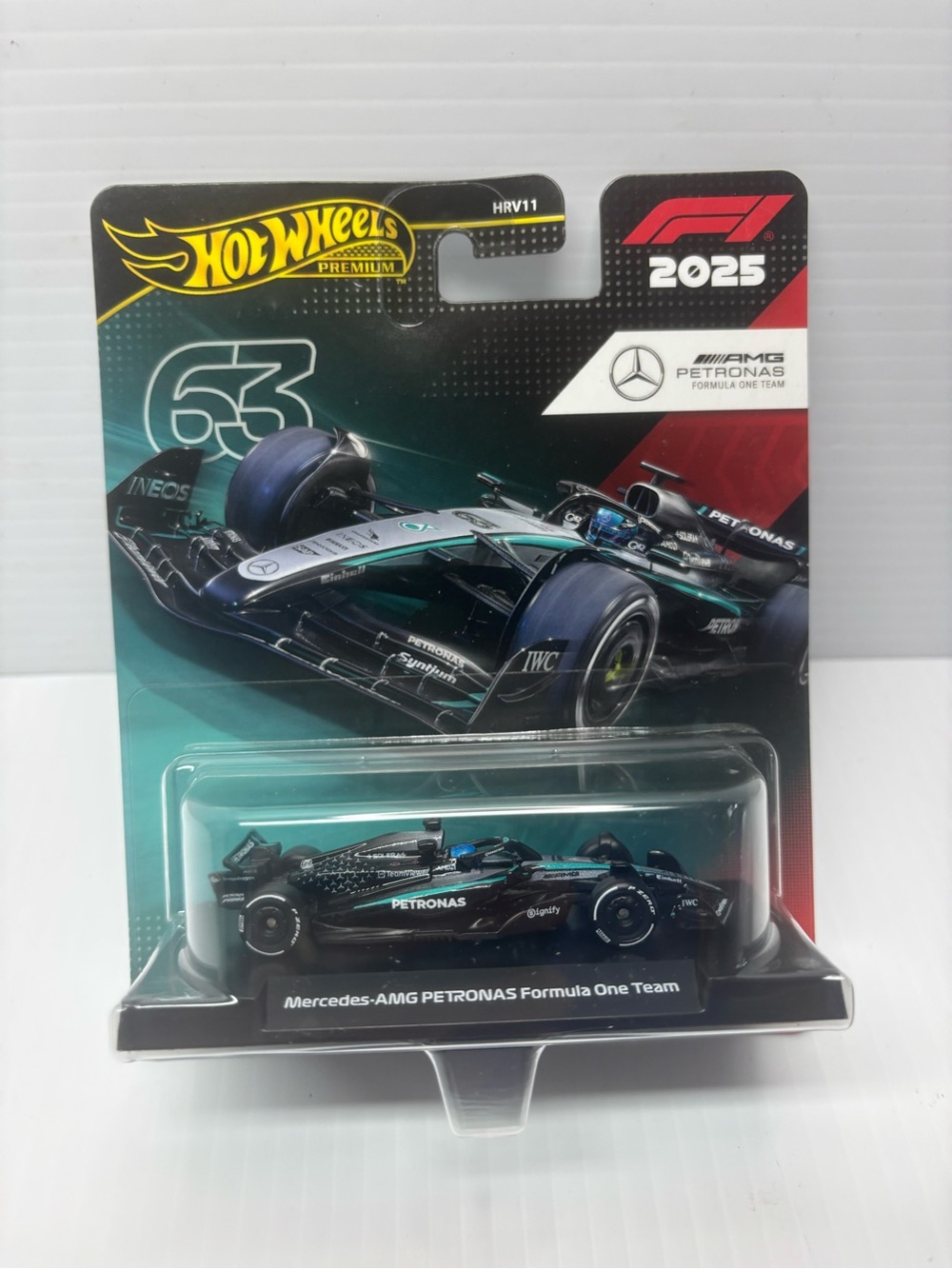 Mercedes-AMG PETRONAS F1 2025 Die-Cast Car - Hot Wheels Premium 2025